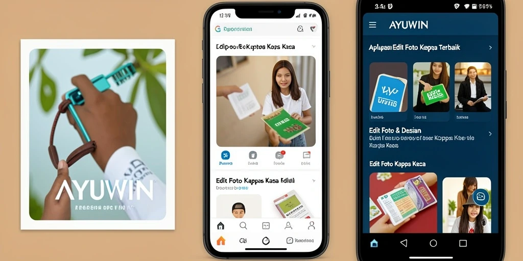 Tampilan antarmuka AYUWIN untuk Edit Foto Kertas Kaca yang intuitif.