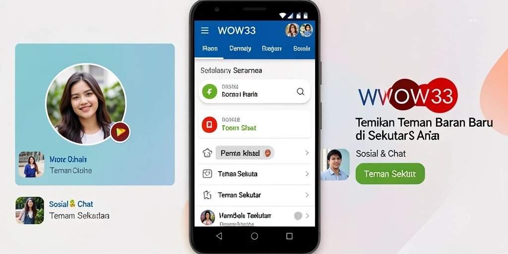 Antarmuka WOW33 yang menarik dan mudah digunakan.